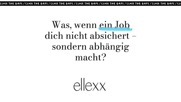 Was, wenn ein Job dich nicht absichert -sondern abhängig macht?